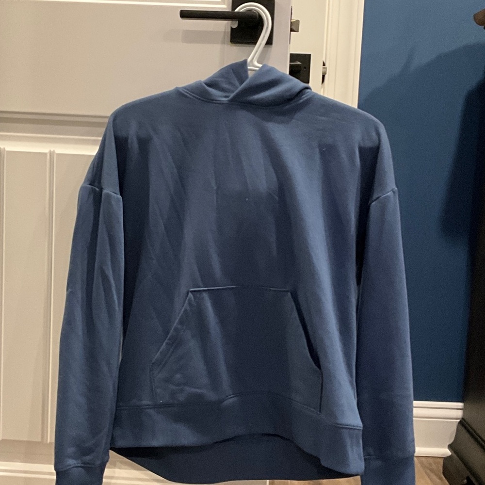 Blue Hoodie with Front Pocket